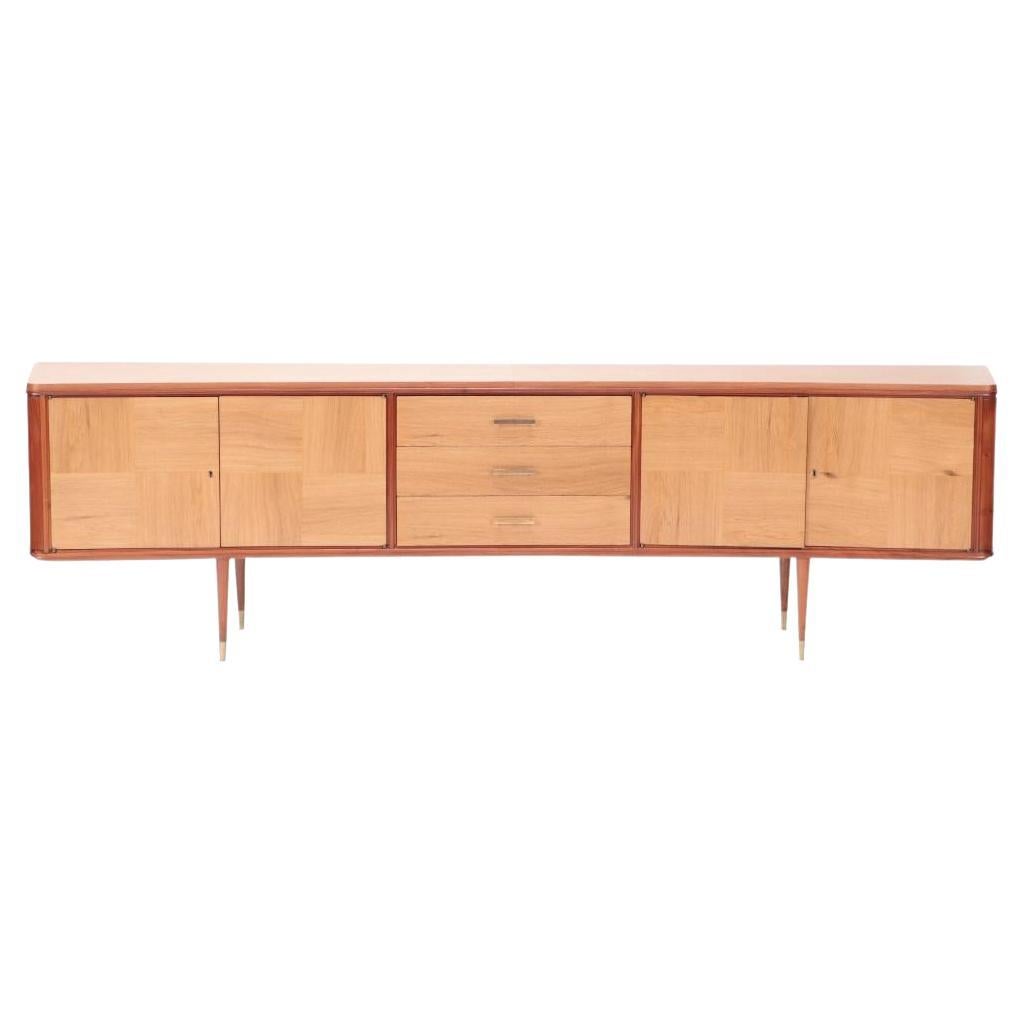 Imposing Mid-Century Modern Sideboard, circa 1950 For Sale