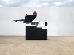 Modern Console Table in Mirror Polished Stainless Steel