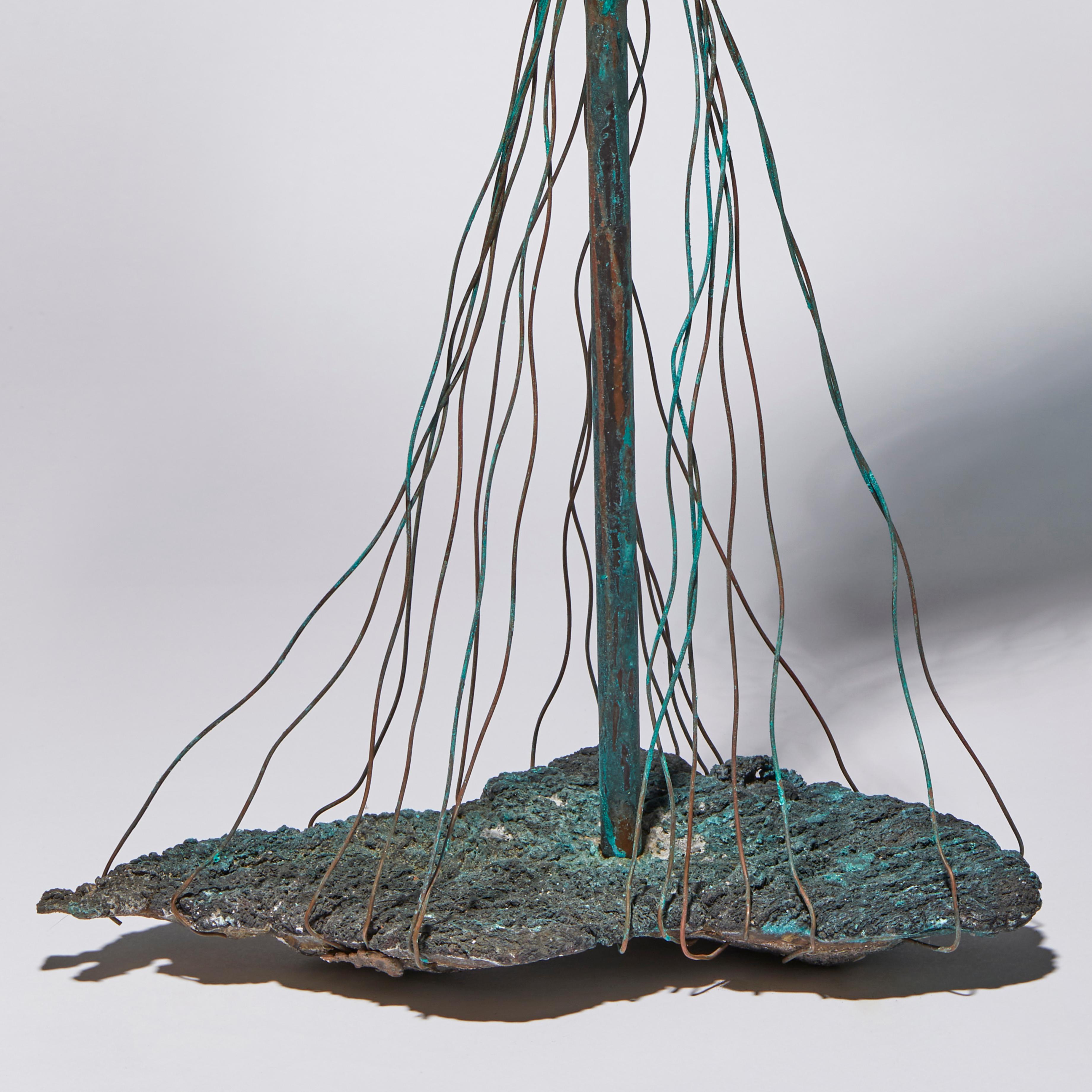 Impostor Syndrome, a Unique Glass, Bronze and Copper Sculpture by Chris Day 1