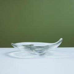Impressed Glass Bowl