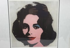 Estampe Andy Warhol "Liz Taylor" Edición limitada 133/300 EE.UU.