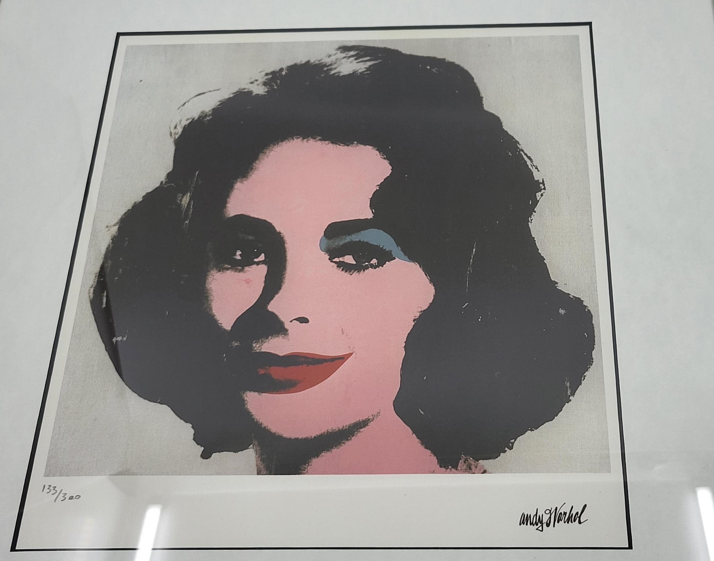 Abdruck Offset Andy Warhol 