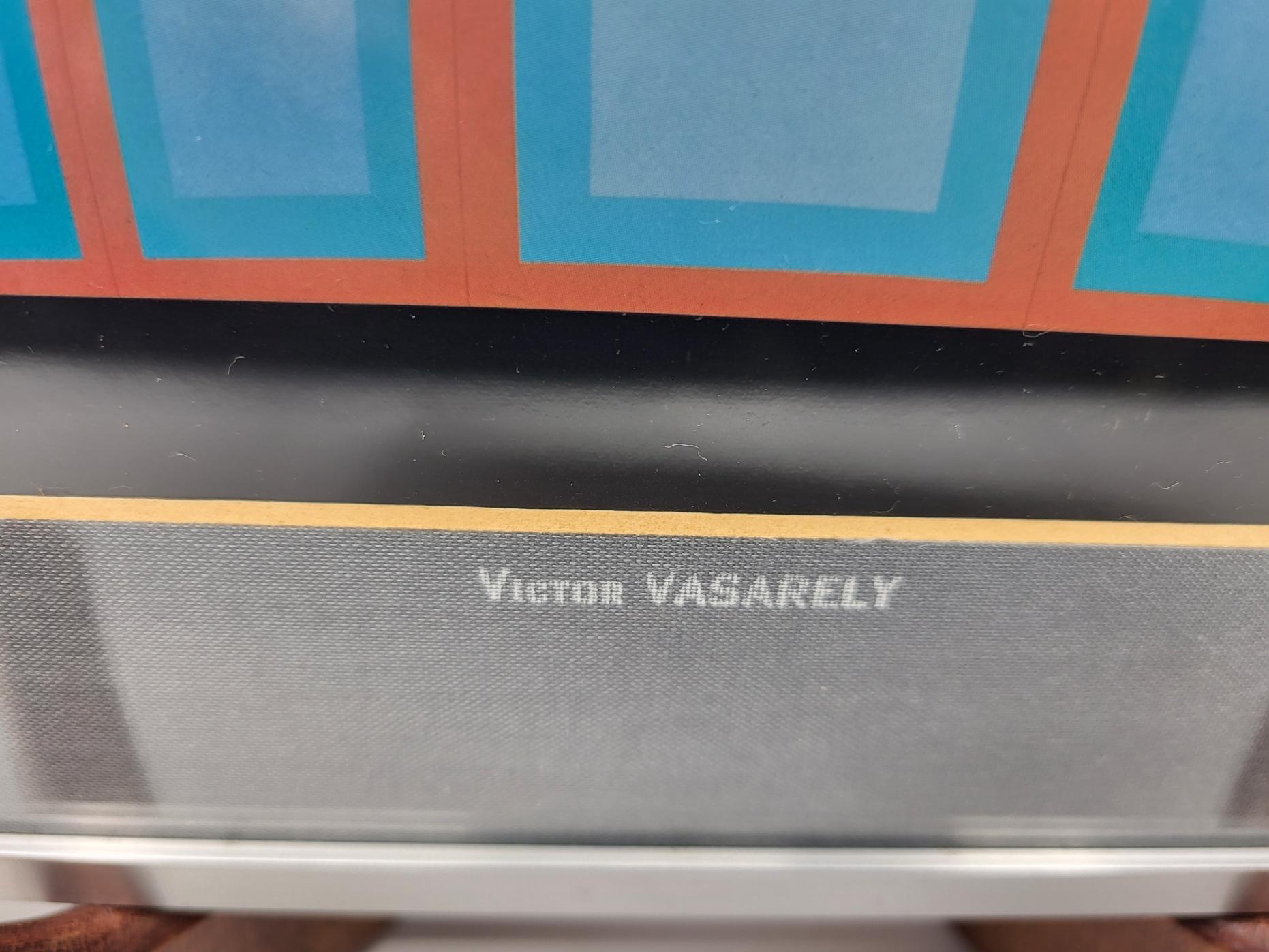 Mid-Century Modern Impression offset Victor Vasarely 