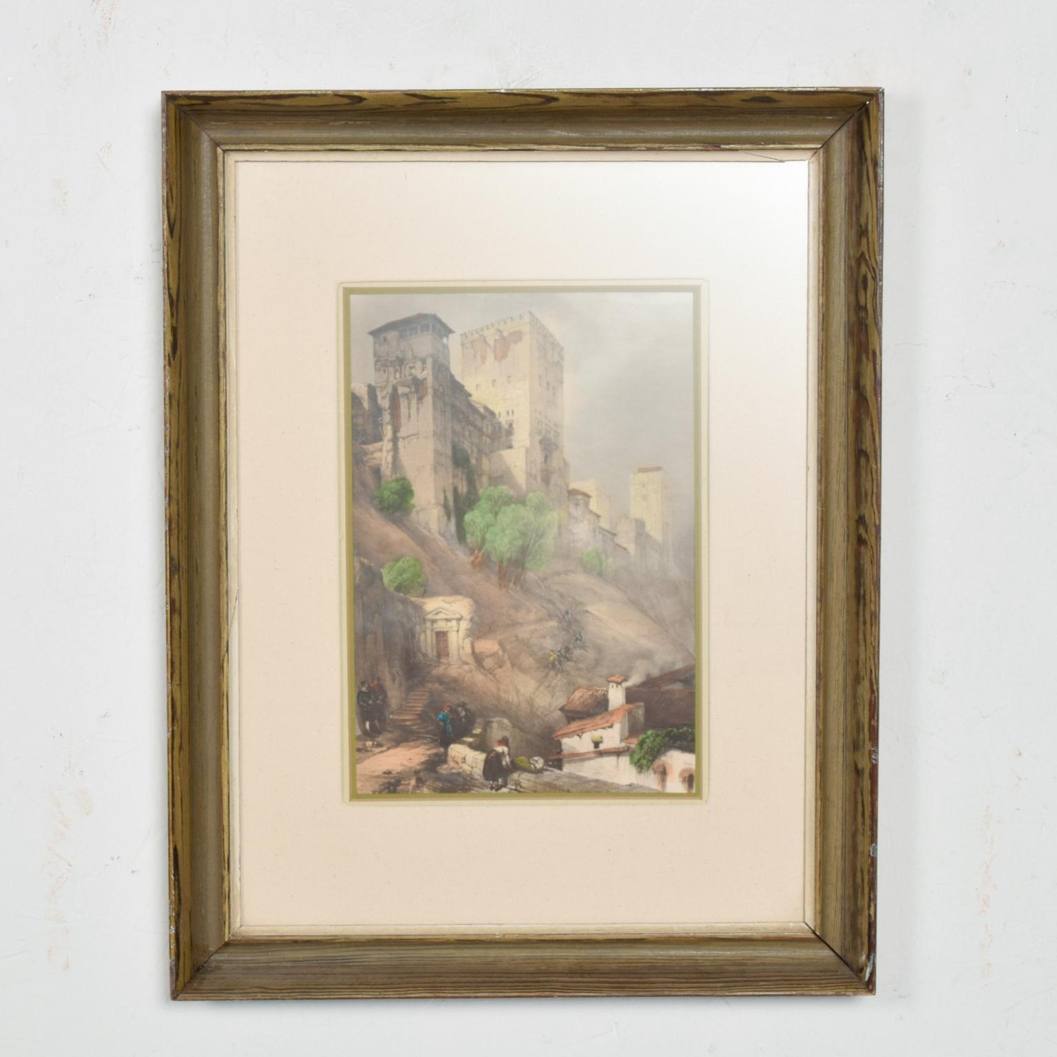 AMBIANIC presents

1960s Art Impressionism European Landscape Lithograph on Paper
Wood Frame with Non-Reflective Glass.
Unsigned.
21.25 H x 16.5 W x .5 D, Art 8.5 x 12
Original Unrestored Vintage Condition.
Please see the images.

