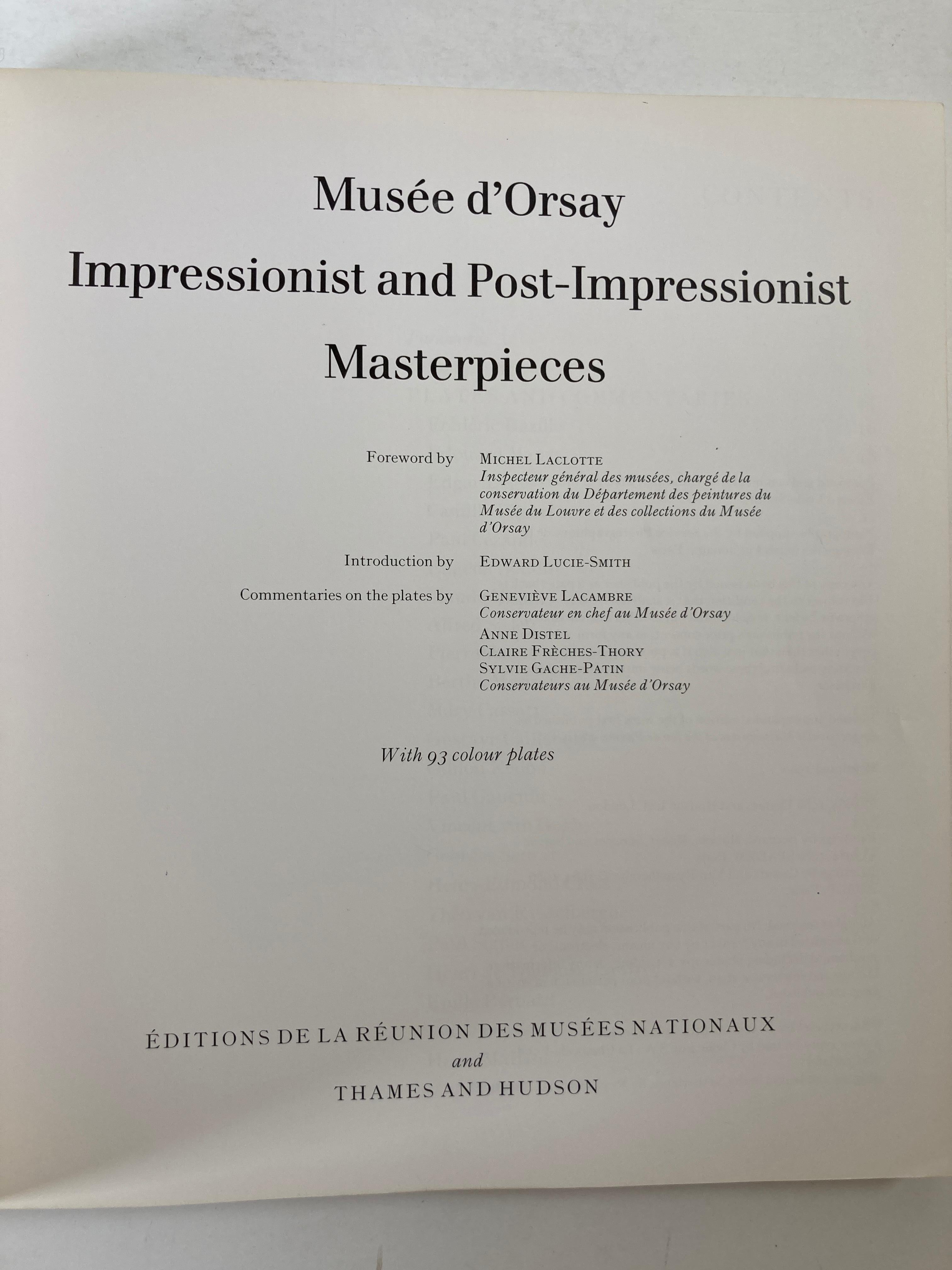 Indian Impressionist and Post-Impressionist Masterpieces at the Musee d'Orsay Book For Sale