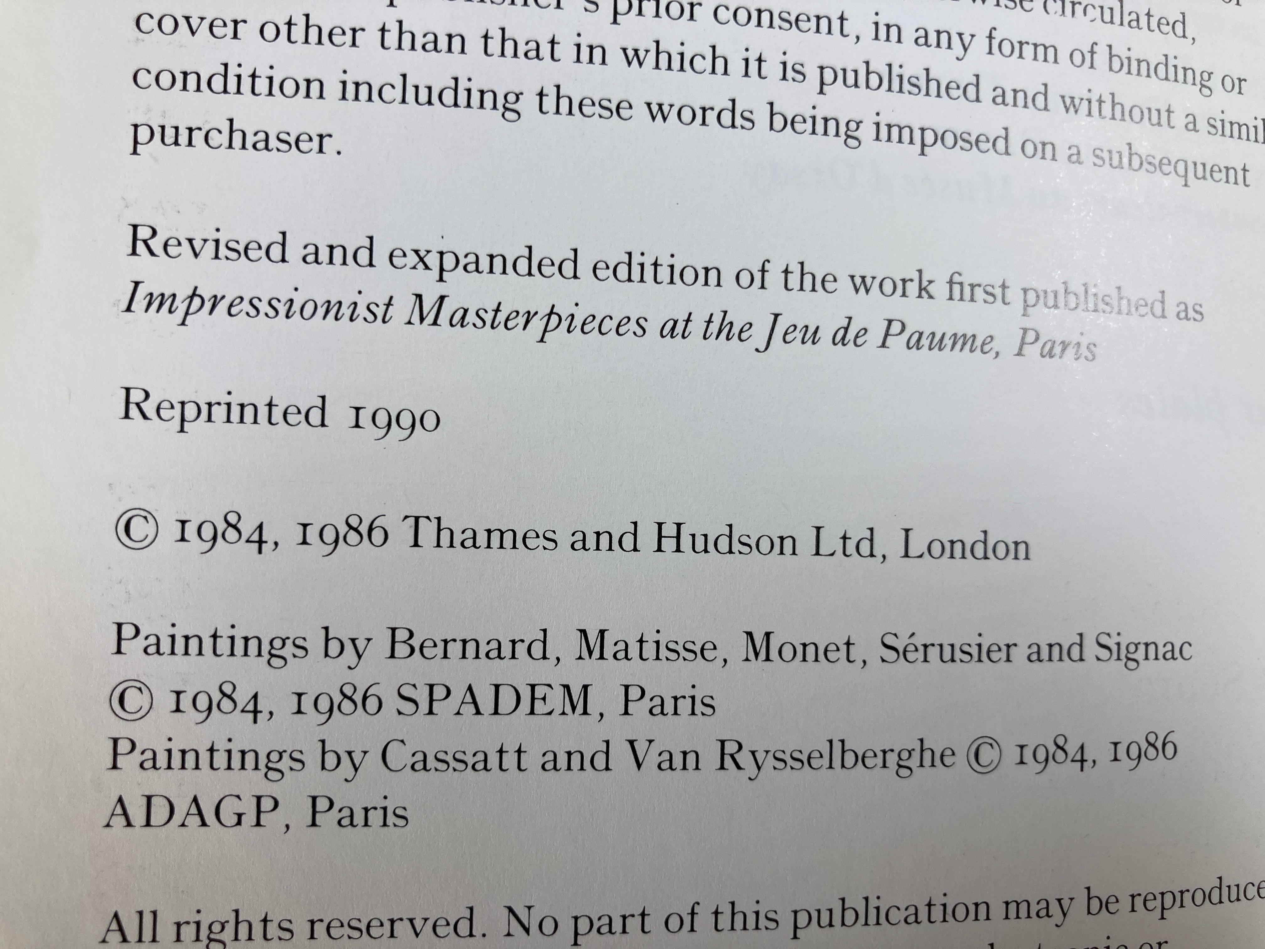 Obras maestras impresionistas y postimpresionistas en el Museo de Orsay Libro en Bueno estado para la venta en North Hollywood, CA
