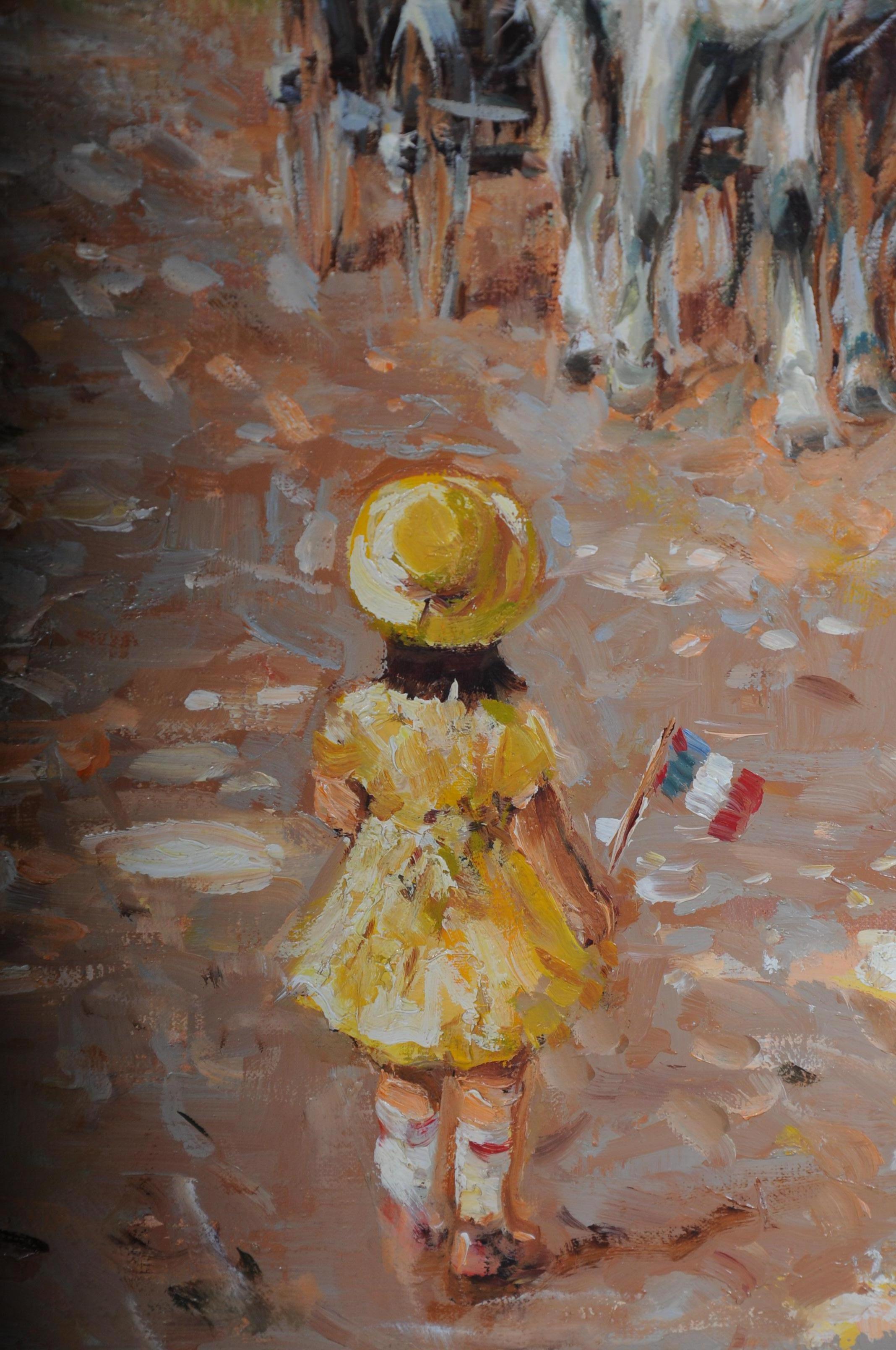 Impressionist Café Landscape France, 20th Century For Sale 2