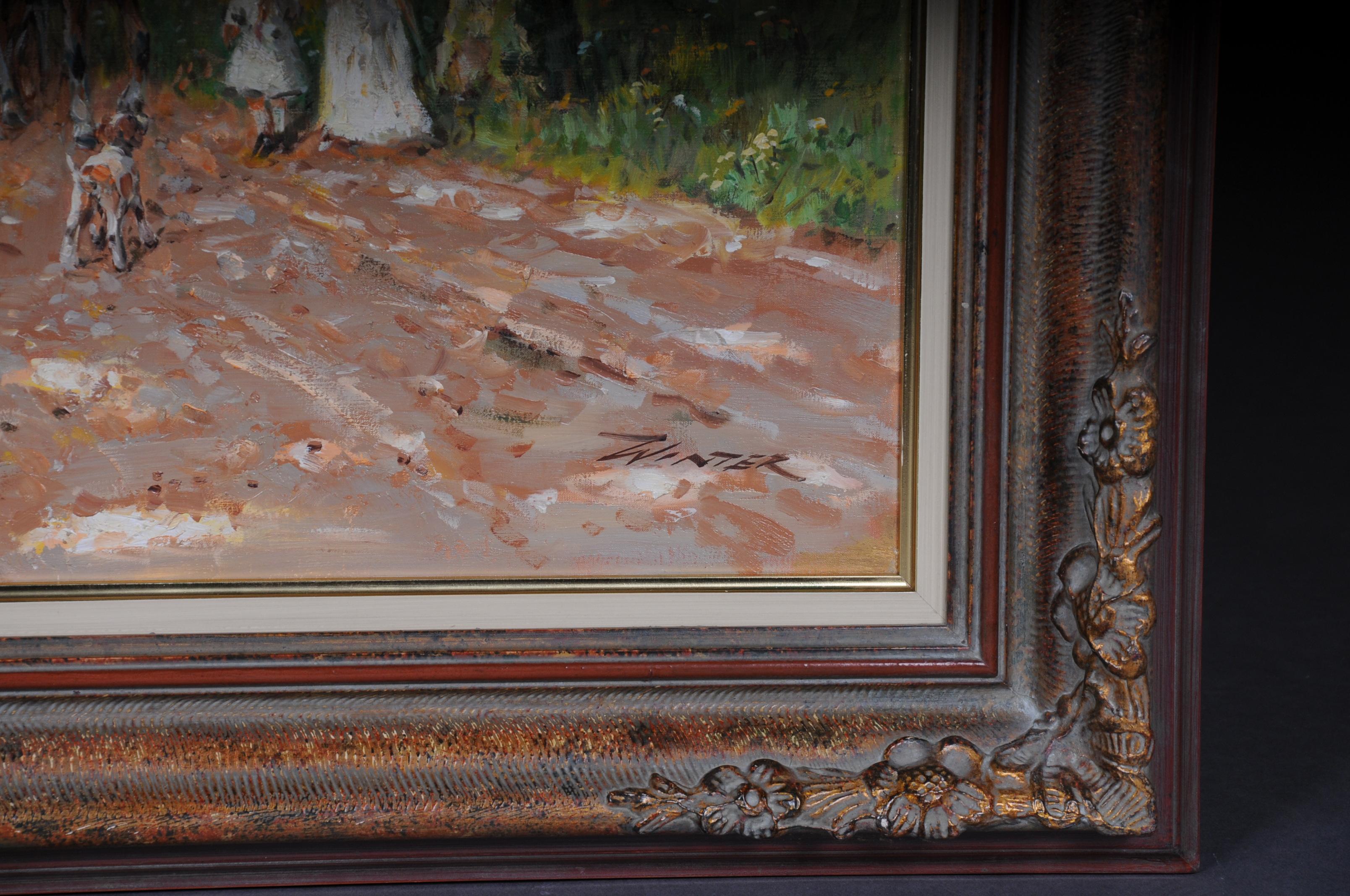 Impressionist café landscape France, 20th century

Impressionist oil painting painted on canvas. Large format, view: French café landscape in the 19th century. Expresses high quality painting.

(S-239).