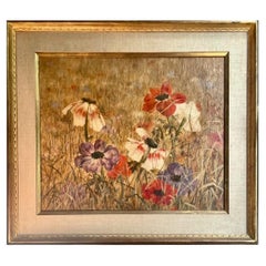 Vintage Impressionist Flower Still Life Painting New Hope School.