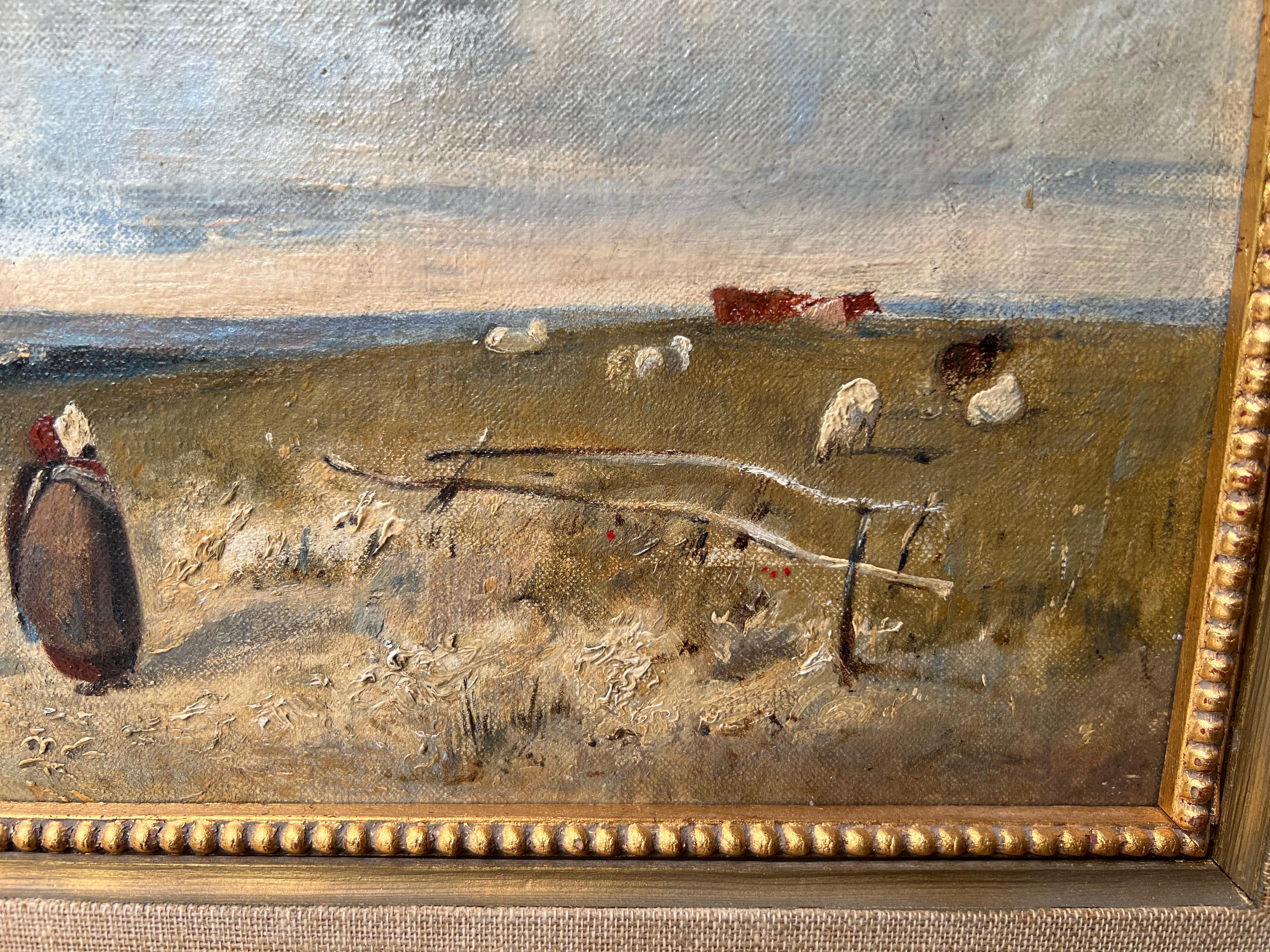 Quadro impressionista francese attribuito a Eugene Boudin 4