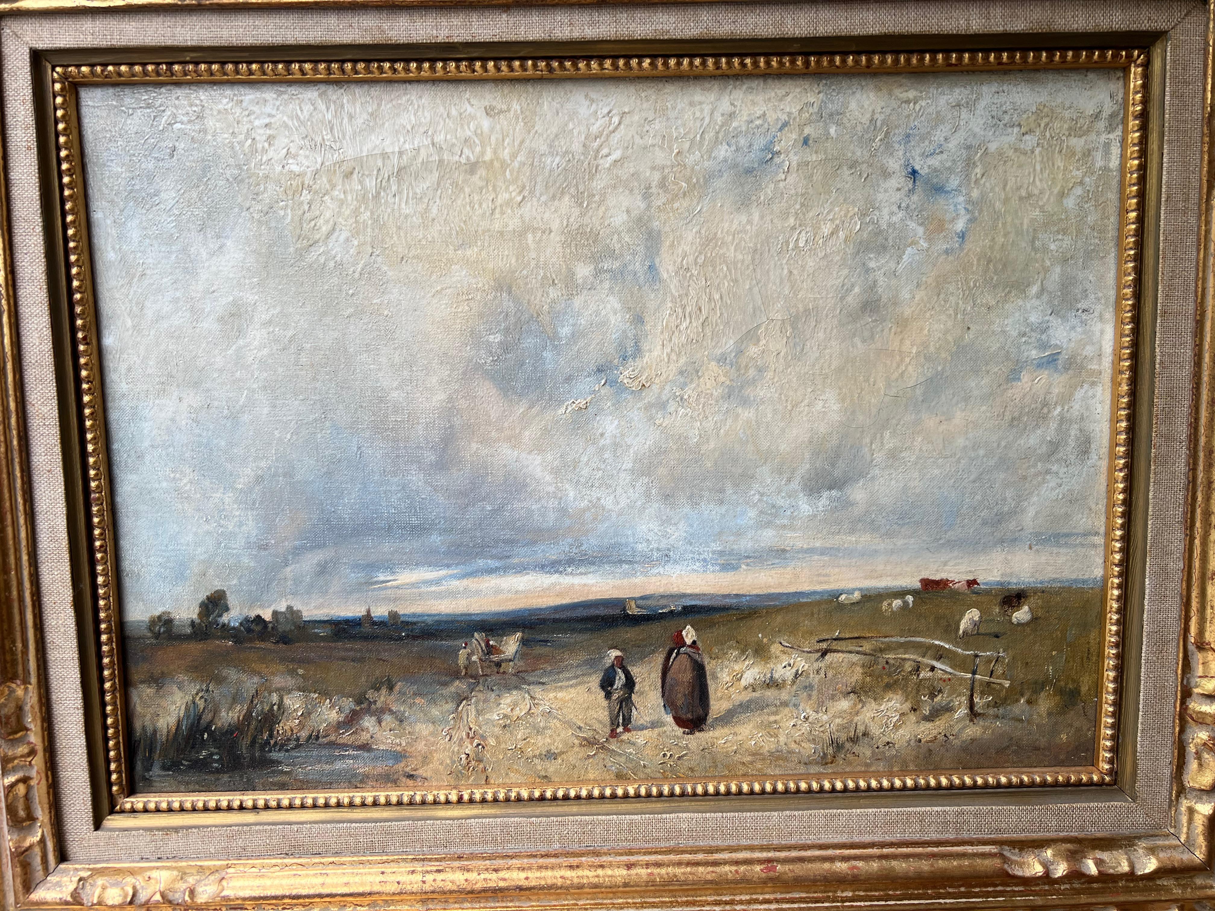 Quadro impressionista francese attribuito a Eugene Boudin 2