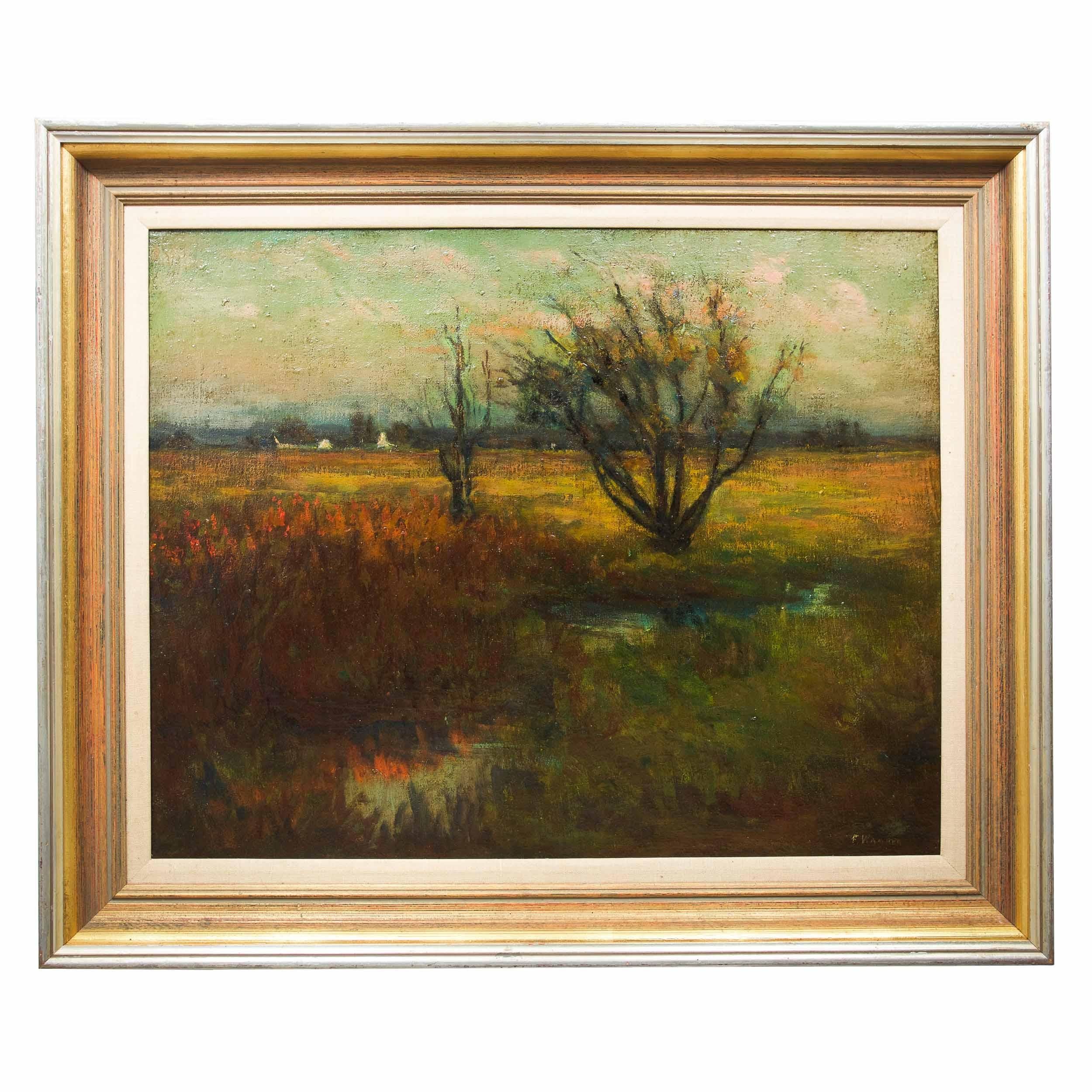 American Penn, Impressionist Landscape Painting 
