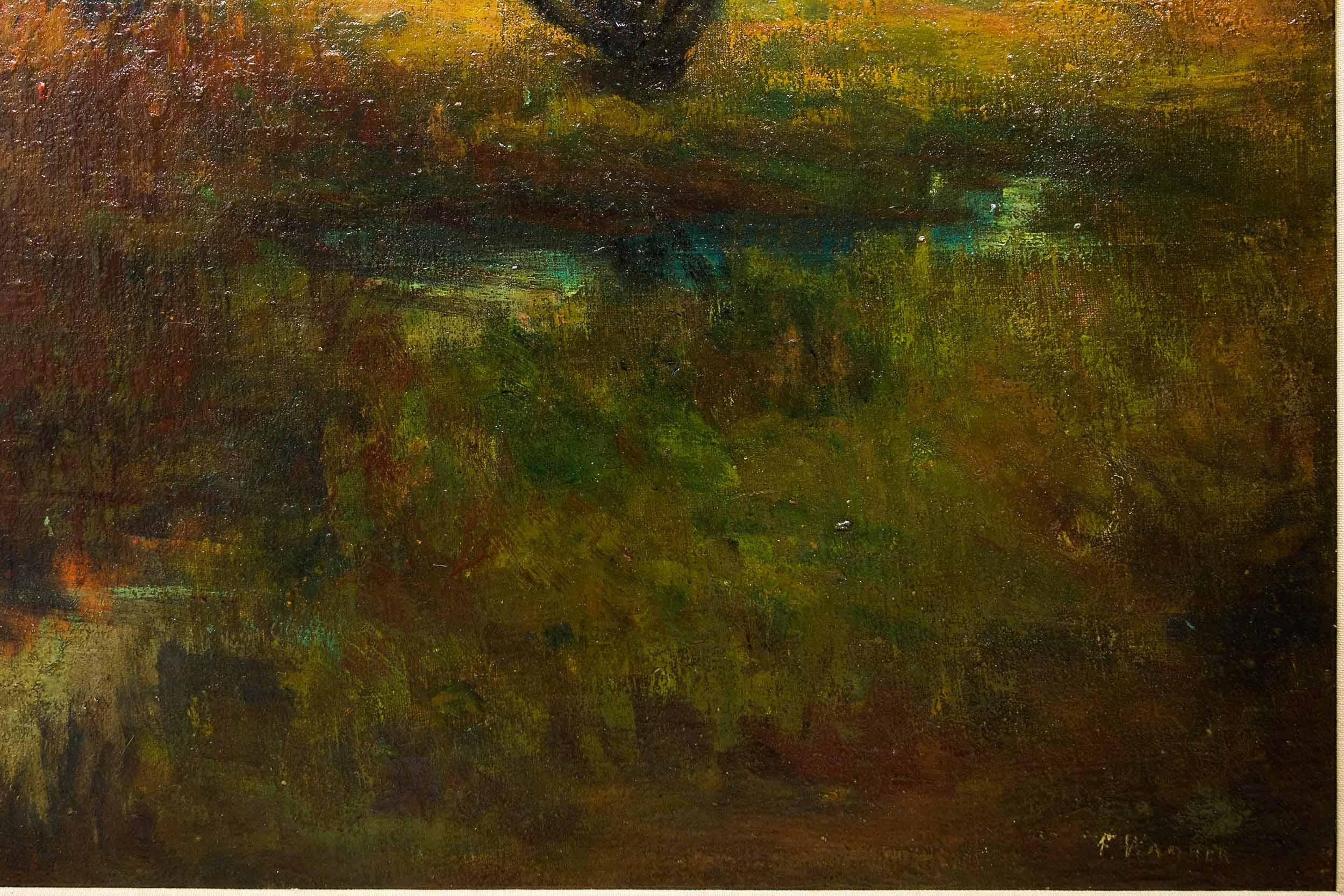 Canvas Penn, Impressionist Landscape Painting 