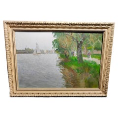 Impressionist Oil 20th Century Marine