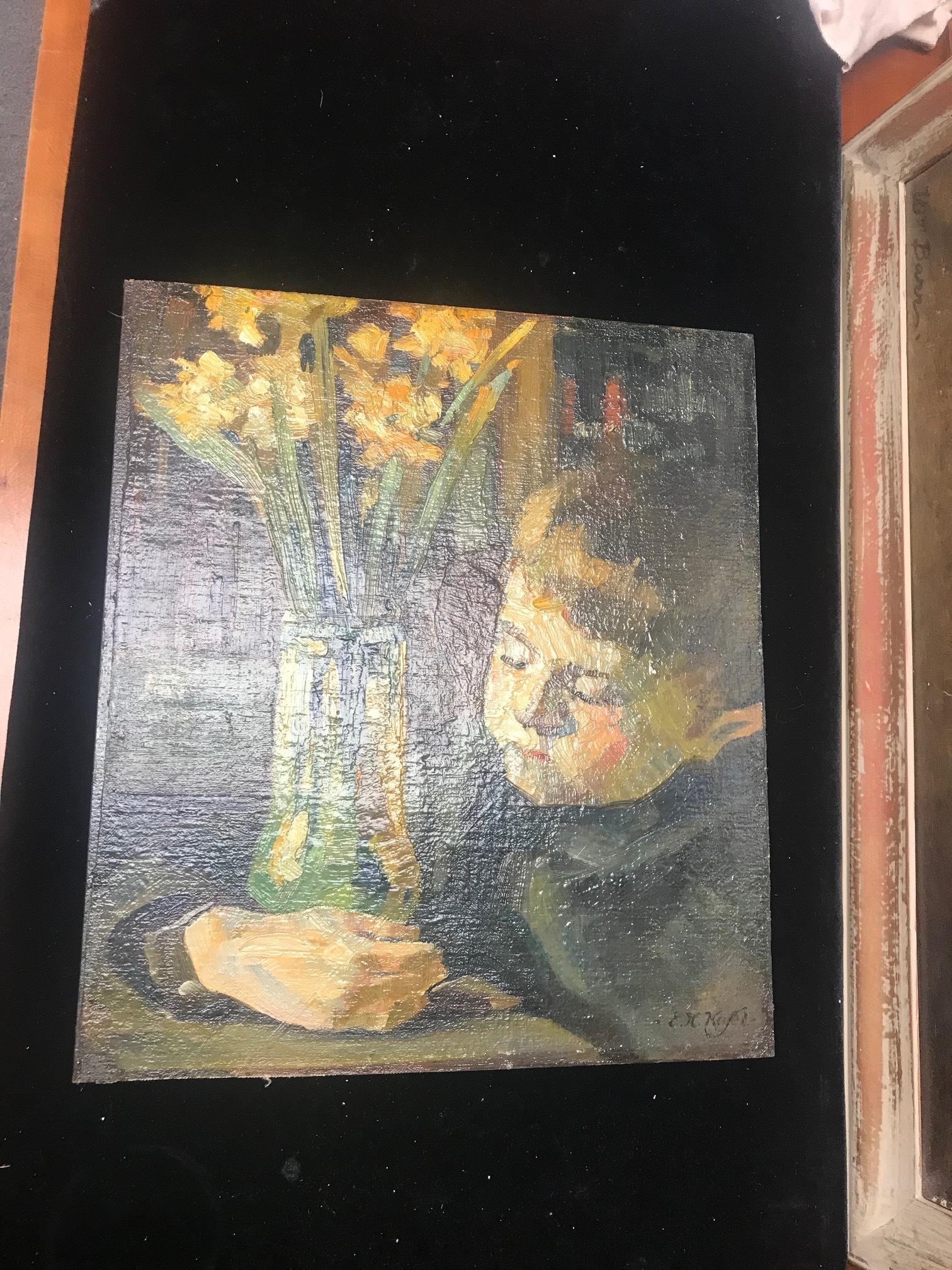 20th Century Impressionist Oil on Canvas Painting, Signed