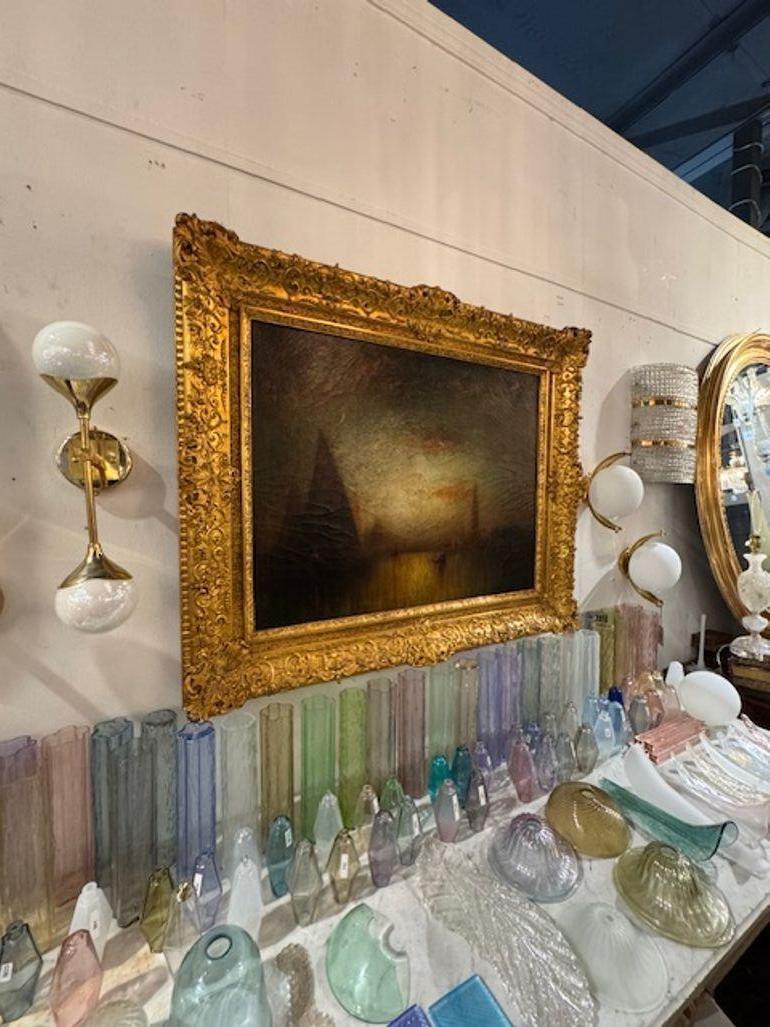 Óleo impresionista sobre lienzo de Henry George Bogert en venta 3