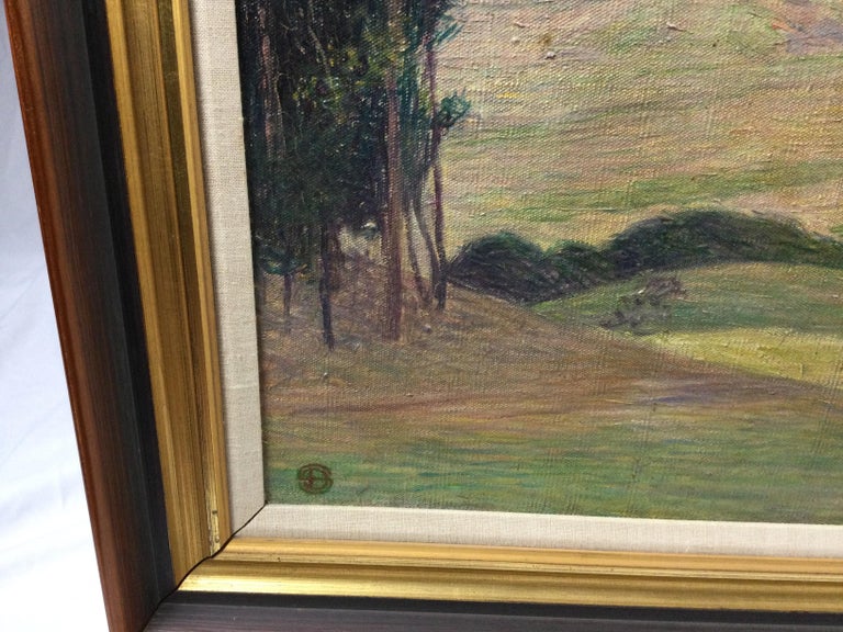 20th Century Impressionist Oil on Canvas by Listed Artist Duncan Smith For Sale