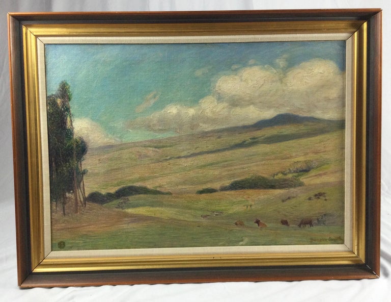 Impressionist Oil on Canvas by Listed Artist Duncan Smith For Sale 2
