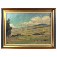 Antique Impressionist Oil on Canvas by Listed Artist Duncan Smith
