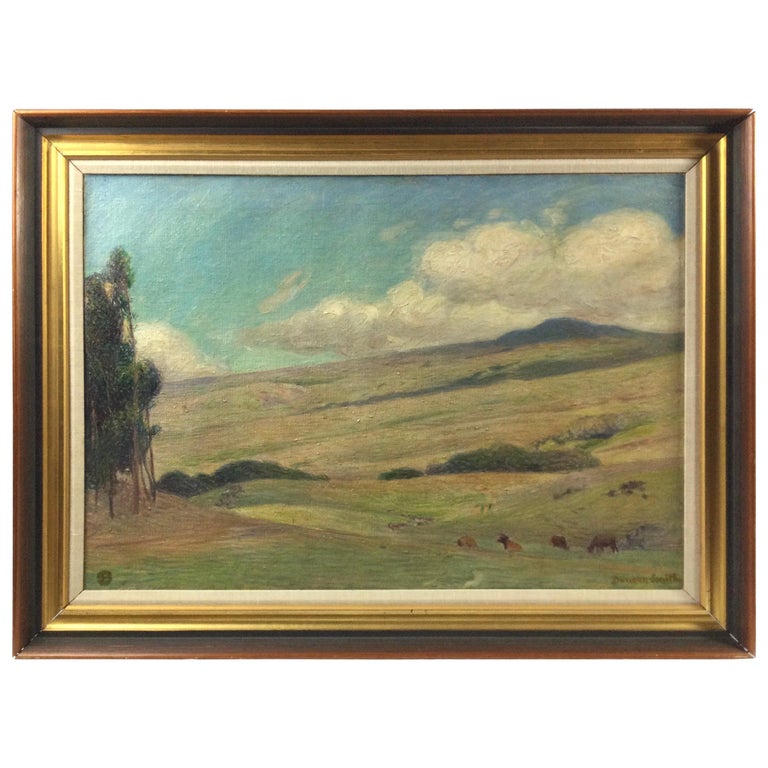 Impressionist Oil on Canvas by Listed Artist Duncan Smith For Sale