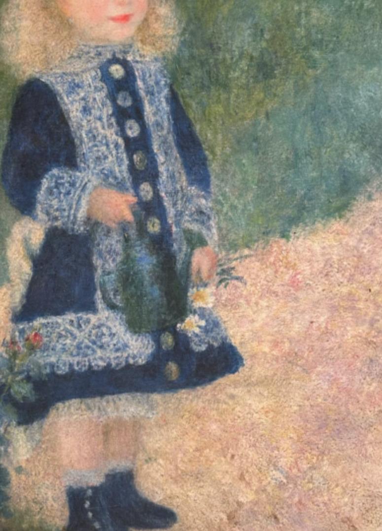 Impressionistisches Ölgemälde eines Mädchens (Spanisch) im Angebot