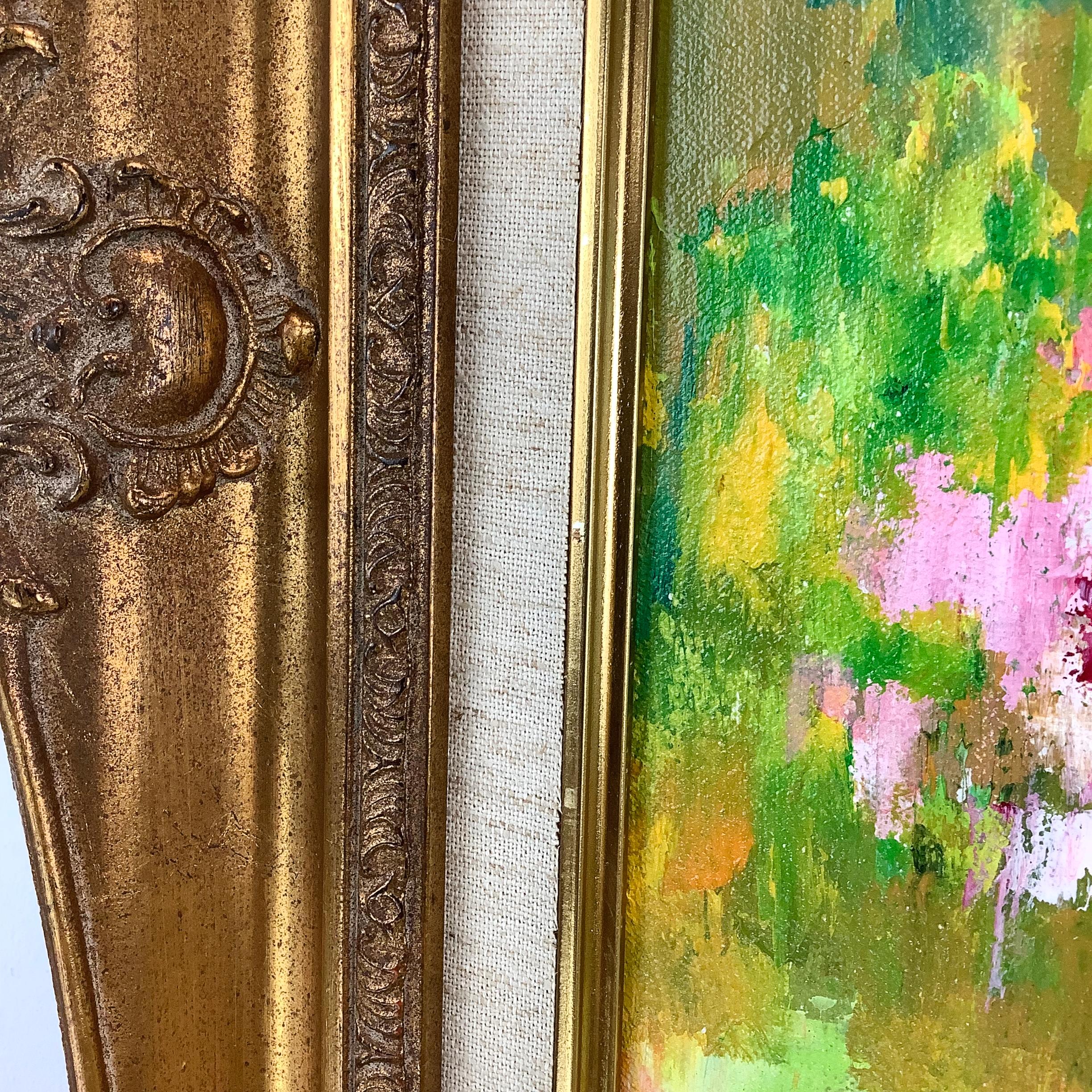Impressionistisches Ölgemälde einer Frau im Kimono, signiert Karin Schaefers im Angebot 9