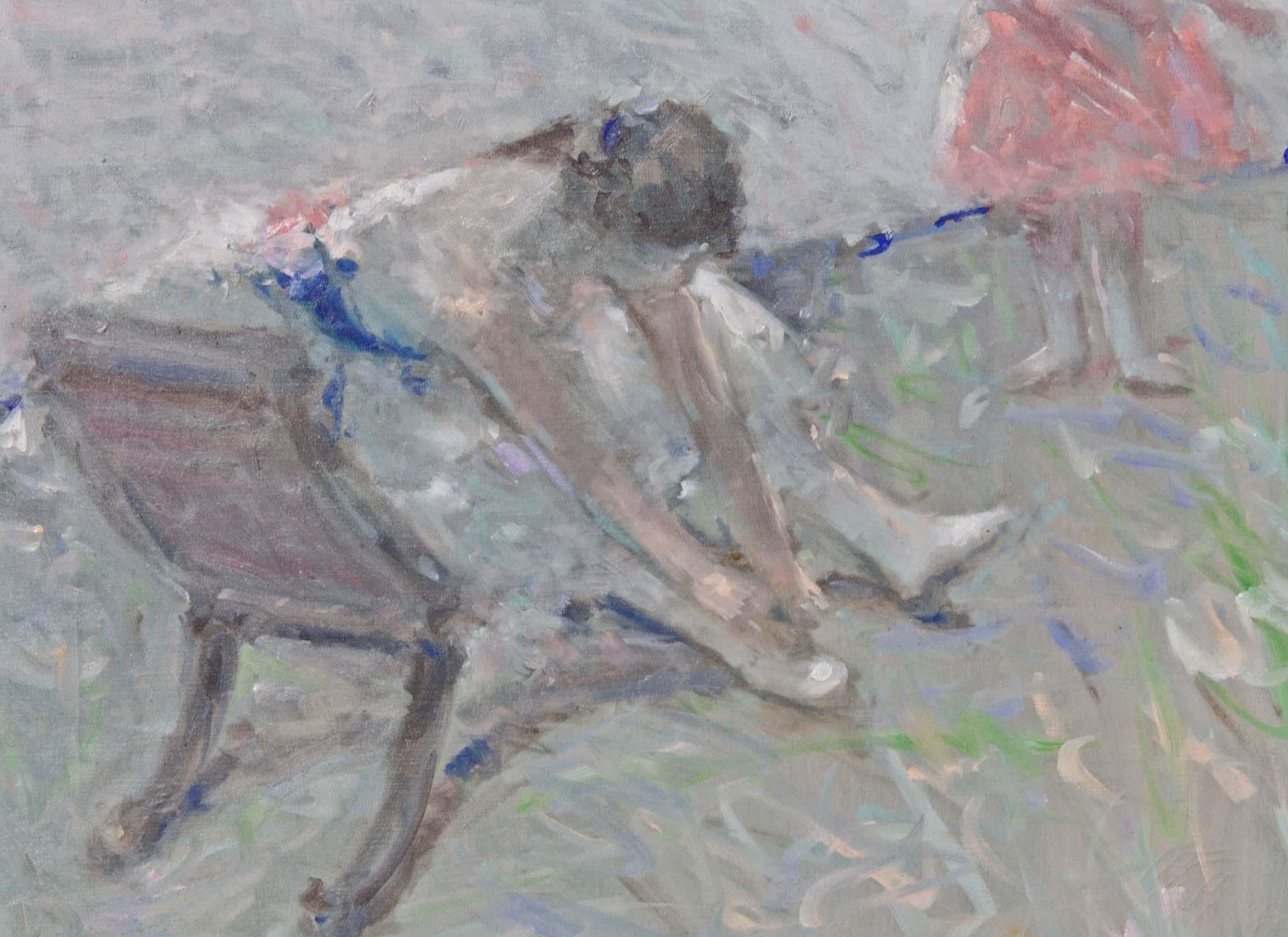 Impressionistisches Gemälde „Ballerina“ von Andre Gisson  (Nordamerikanisch) im Angebot