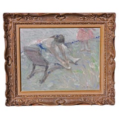 Pintura impresionista "Bailarina" de André Gisson