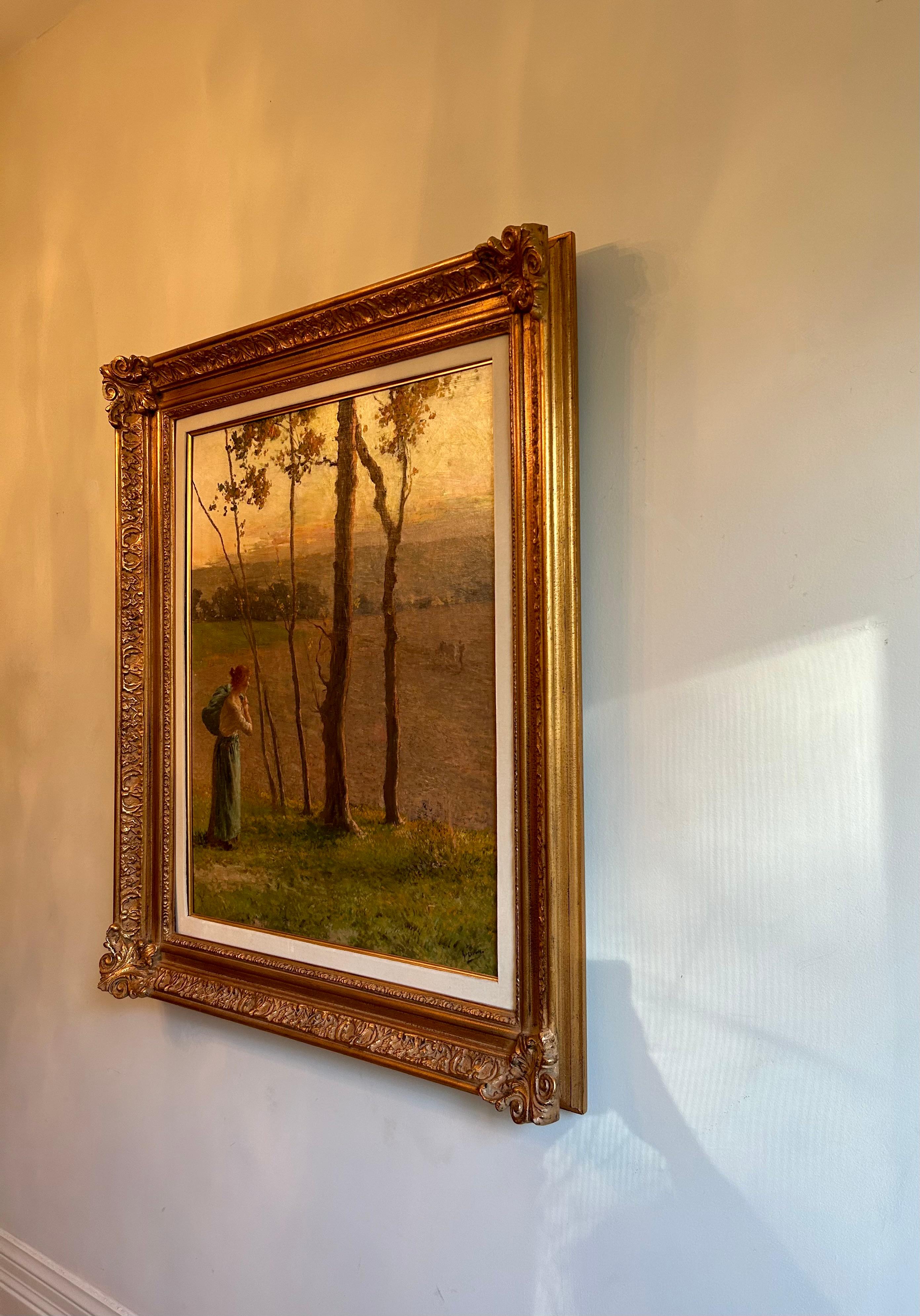 Impressionistisches Gemälde von Andre Gisson, Öl auf Leinwand, 20. Jahrhundert im Angebot 8