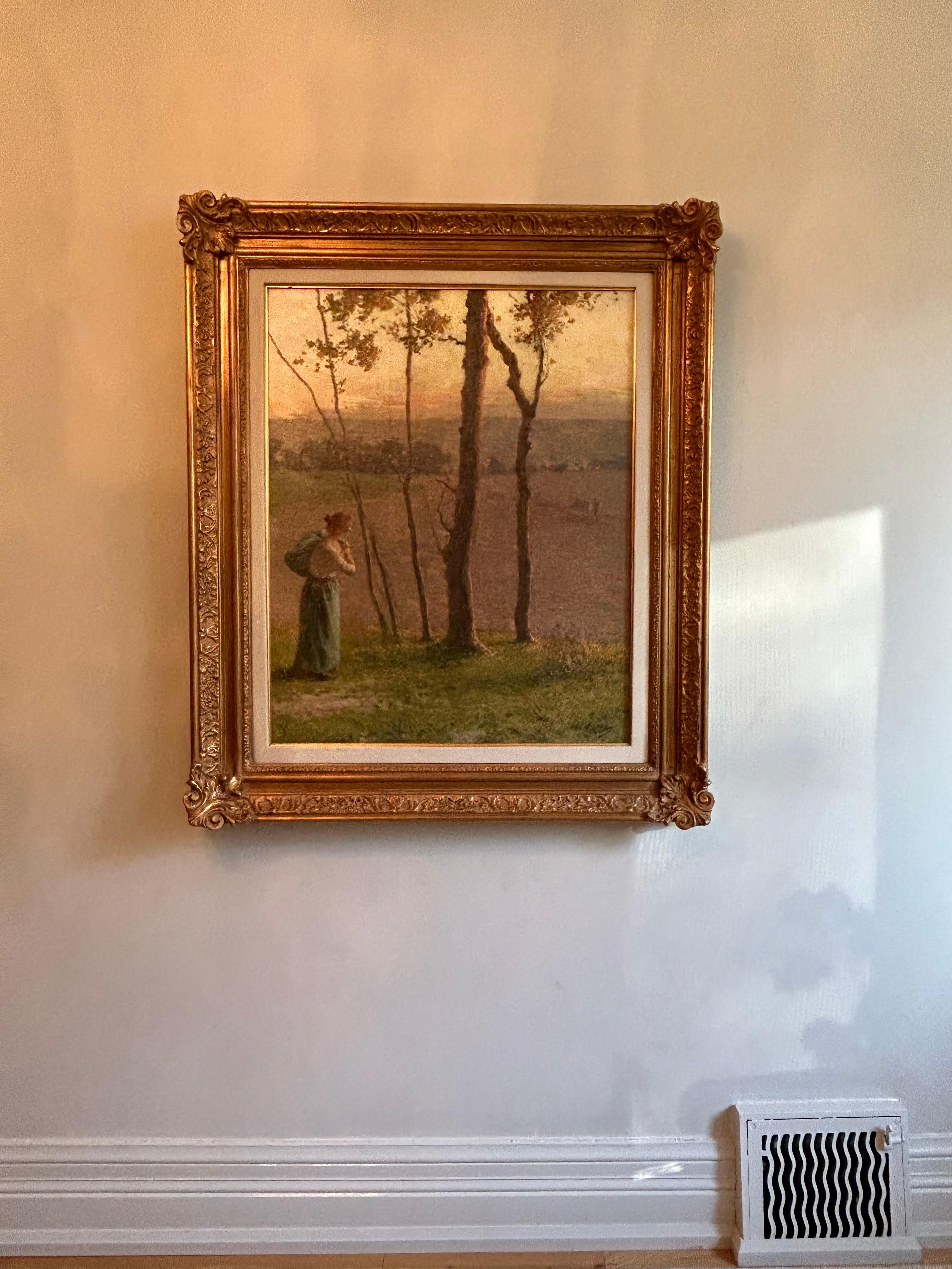 Other Impressionist Painting by Andre Gisson, Oil on Canvas, 20th Century For Sale