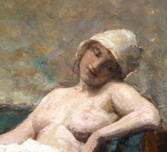 Tableau Impressionniste de Julius Paulsen '1860-1940' Signé "JP":: vers 1900