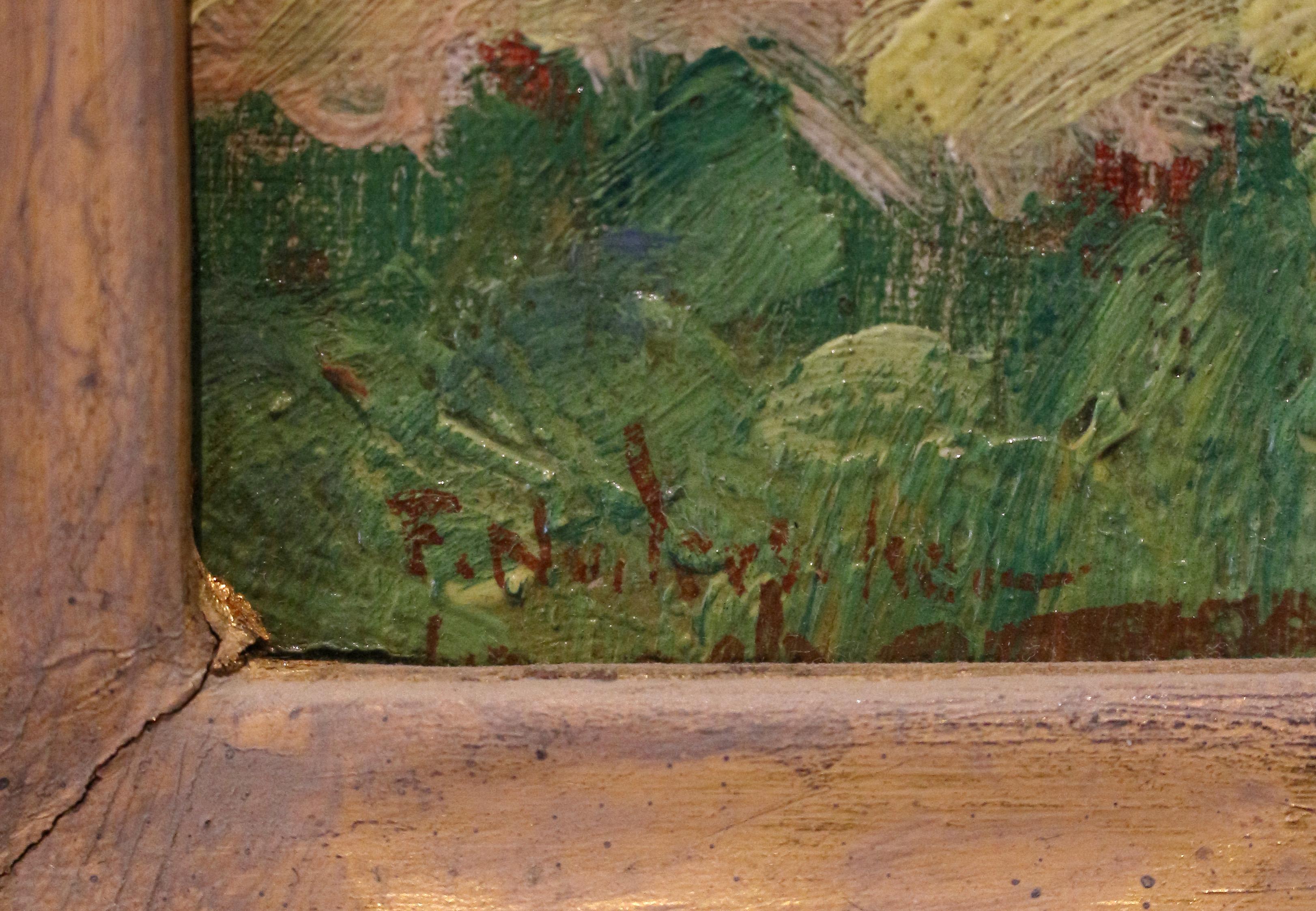 Art Nouveau Impressionist Painting by Nuderscher 