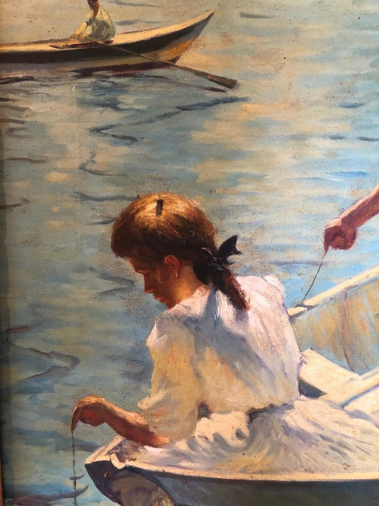 Impressionist Painting Calm Morning in the Style of Frank Weston Benson