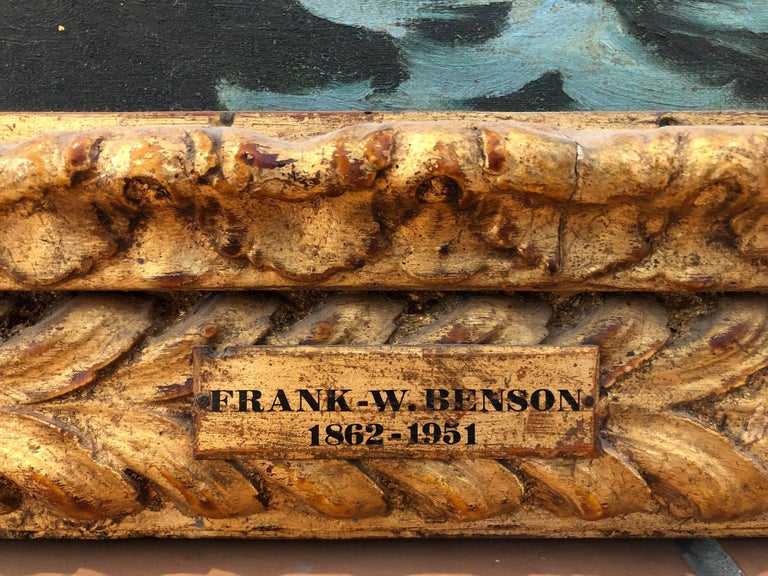 Impressionist Painting Calm Morning in the Style of Frank Weston Benson