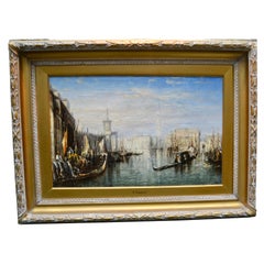 Impressionist Painting of the Grand Canal in Venice by Francis Moltino