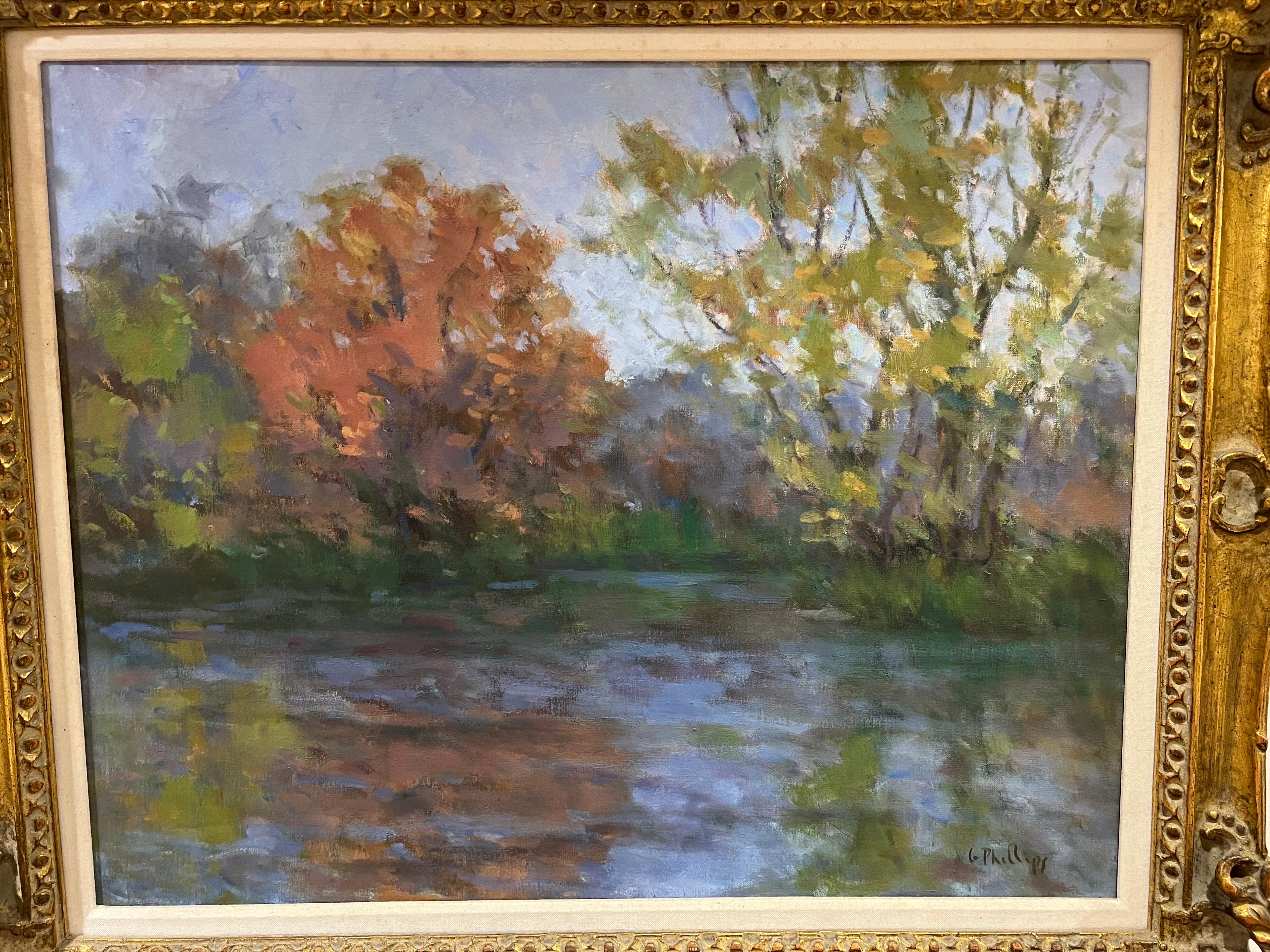Impressionist Plein Air Signed Philips For Sale 3