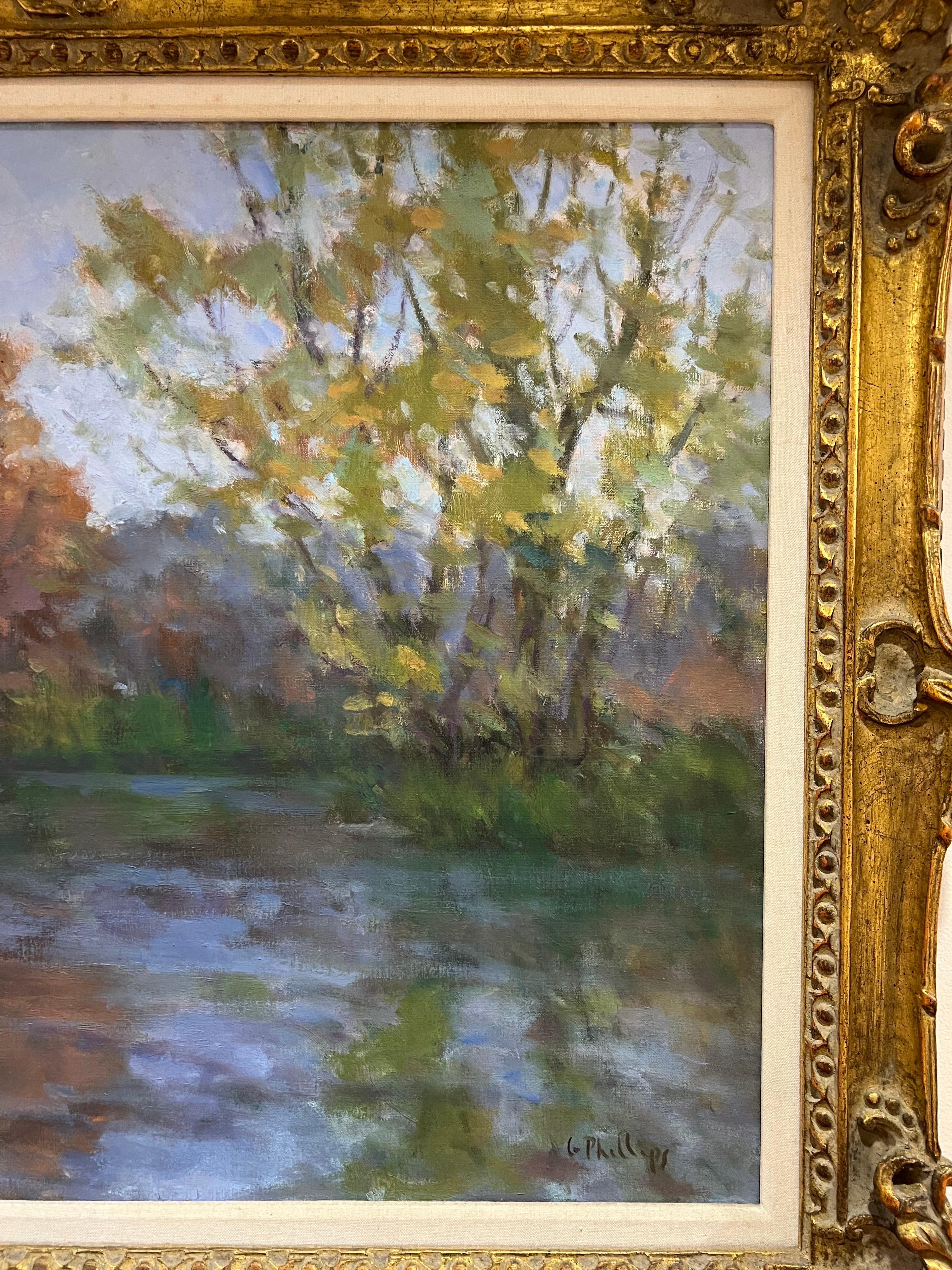 Impressionist Plein Air Signed Philips For Sale 4