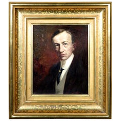 Impressionist Portrait of a Gentleman in the Manner of Max Slevogt
