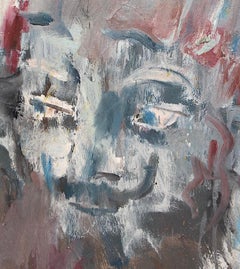 Impressionist School Acrylic Painting on  Canvas by Jules Granowitter c 1950/60s