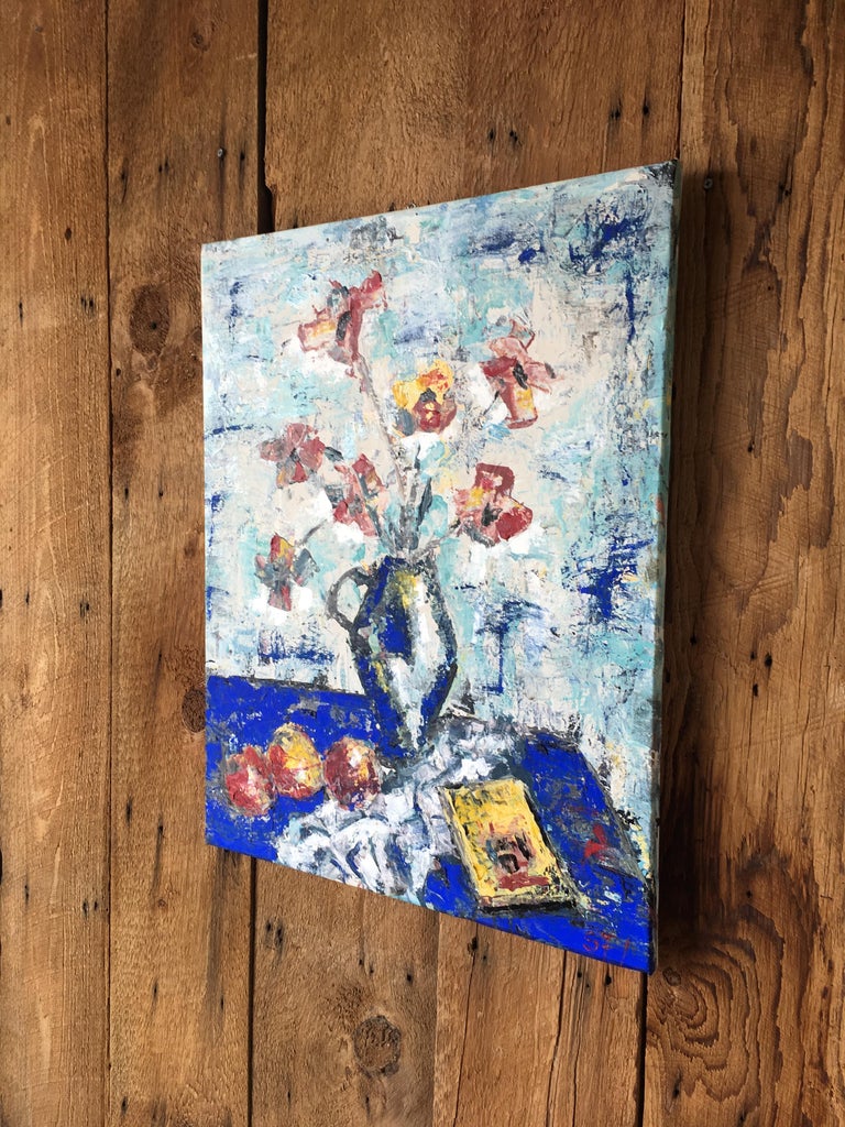 Impressionist Still life Painting  In Good Condition For Sale In Denton, TX