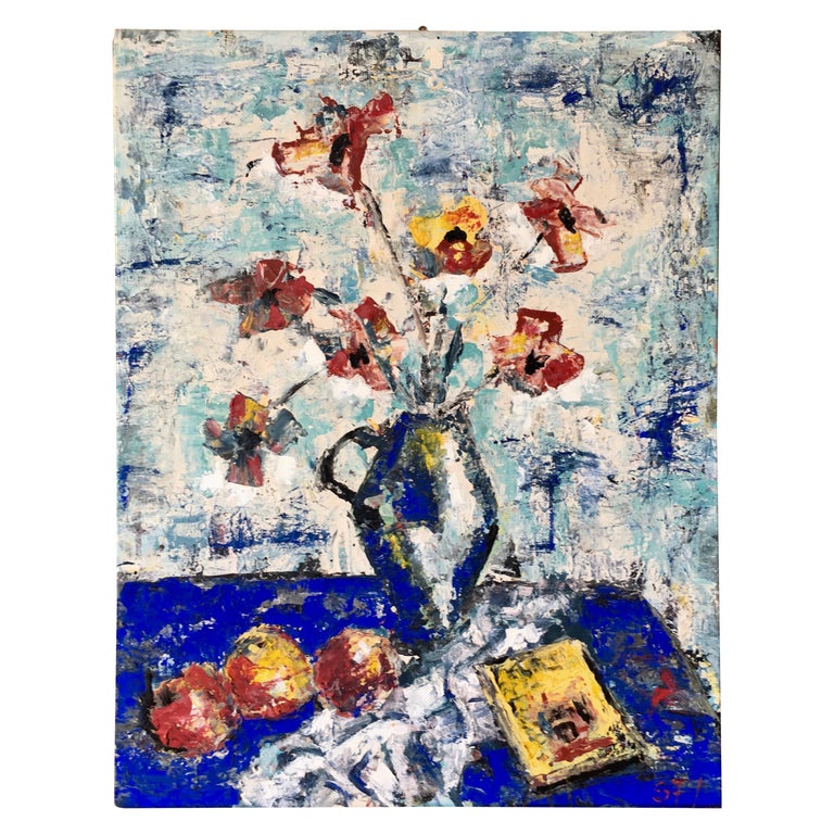 Impressionist Still life Painting  For Sale