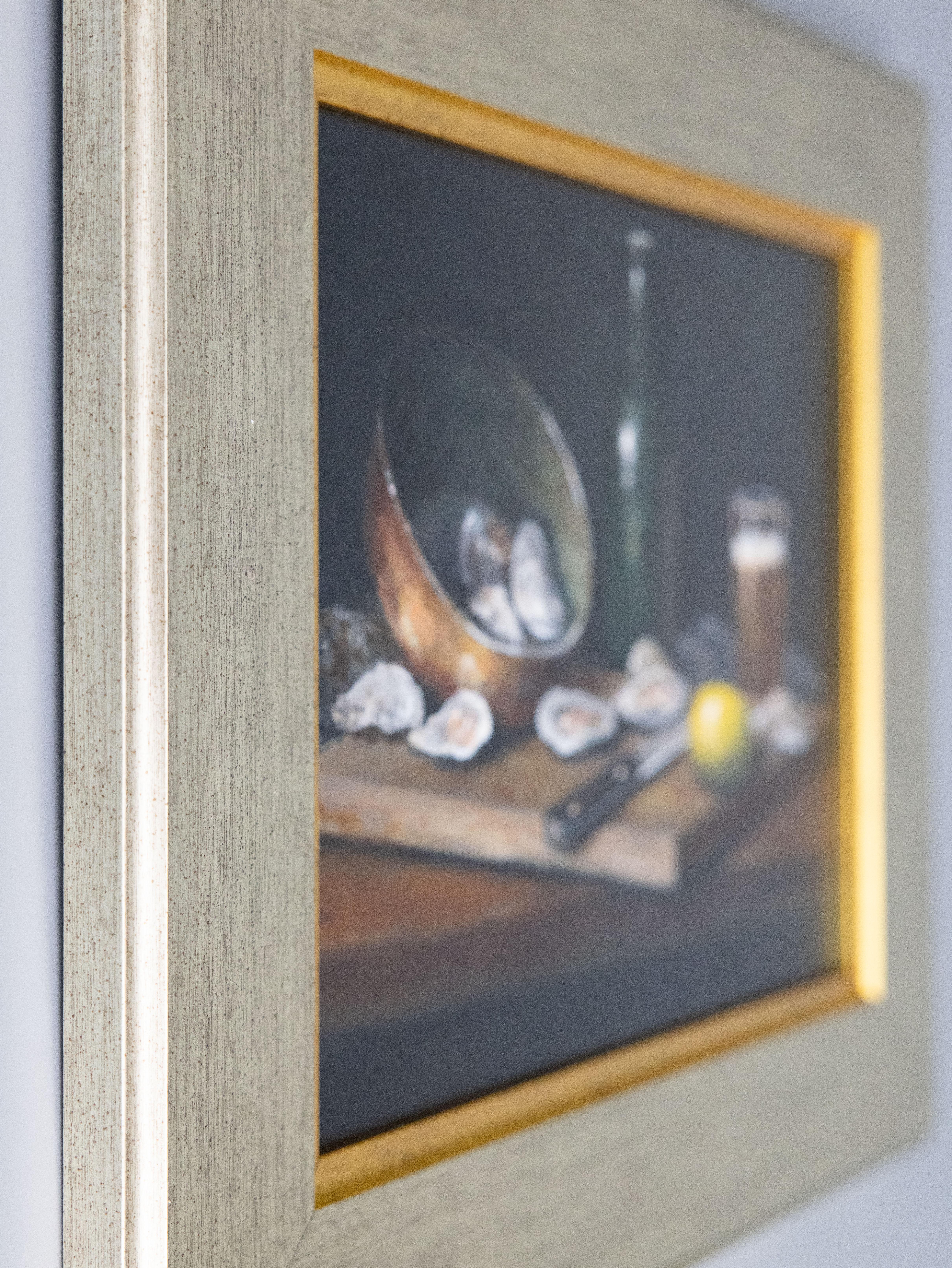 Impressionist Still Life Painting: Oysters on the Half Shell, William N. McLane In Good Condition In Pearland, TX