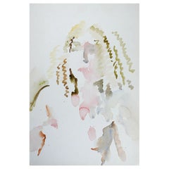 Impressionist Watercolor Portrait Painting of Woman by Marilyn Lanfear