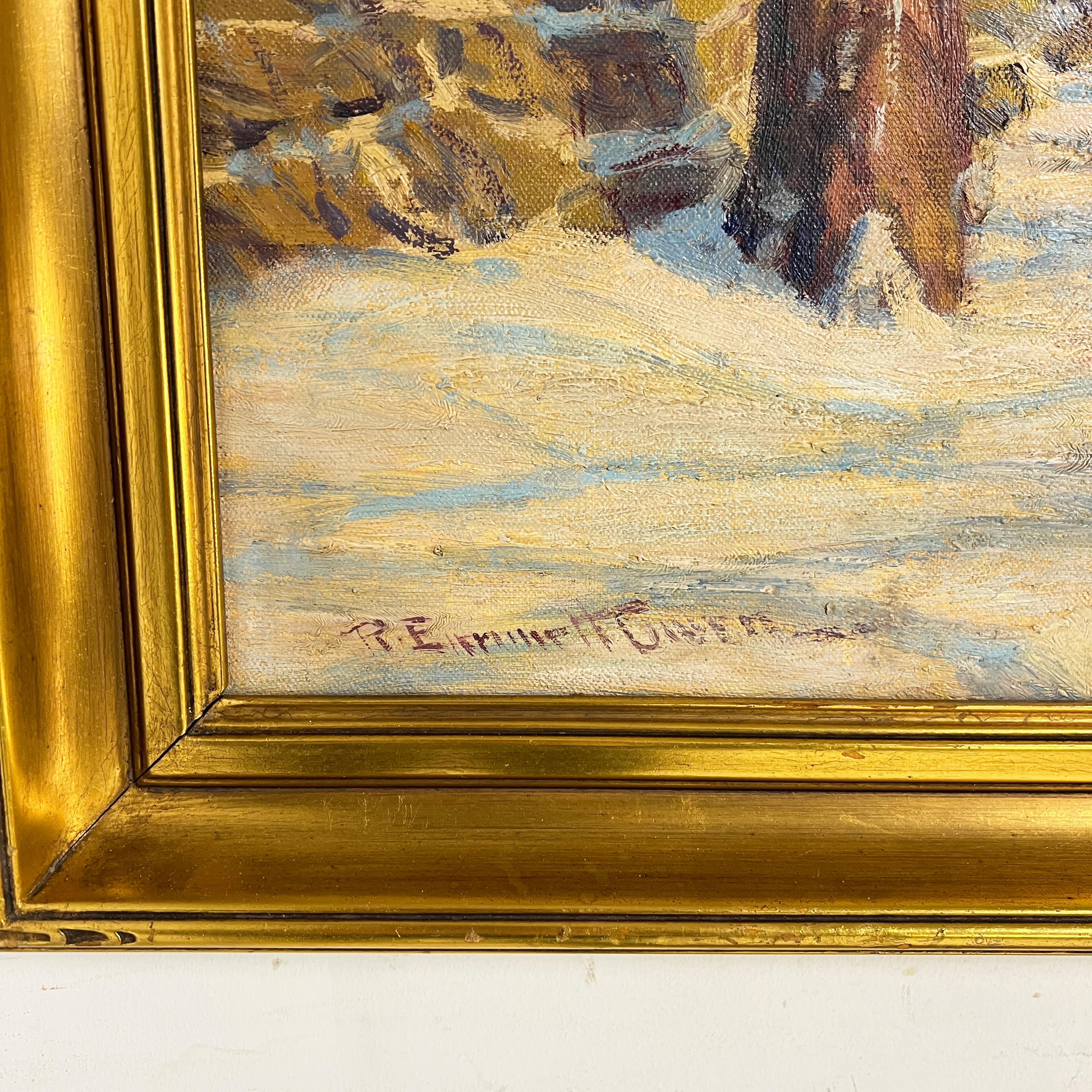 Impressionistische Neuengland-Landschaftsmalerei von Robert Emmett Owen, ca. 1930s im Zustand „Gut“ im Angebot in Peabody, MA