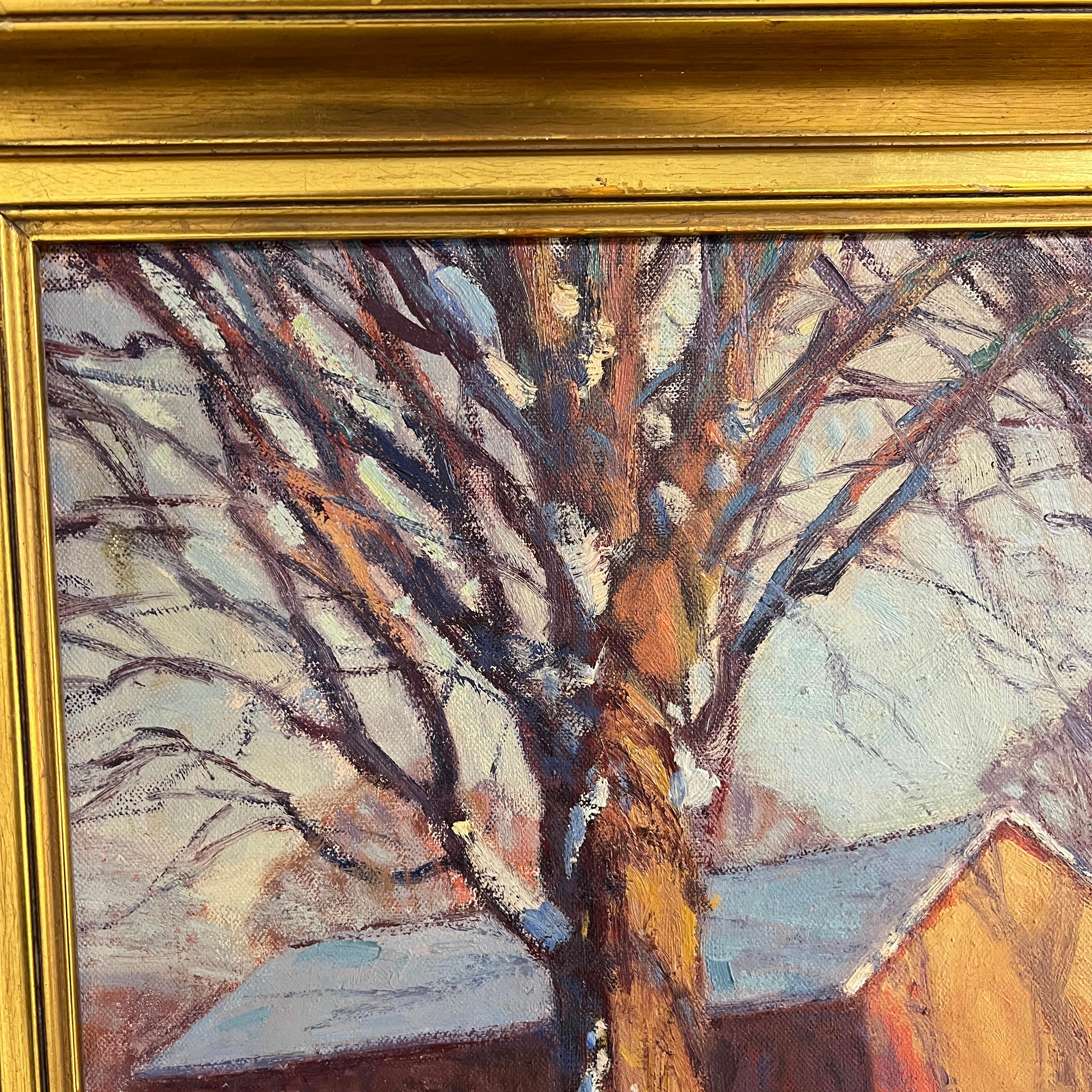 Impressionistische Neuengland-Landschaftsmalerei von Robert Emmett Owen, ca. 1930s (Mitte des 20. Jahrhunderts) im Angebot