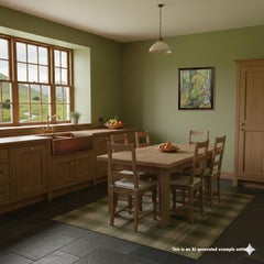 Impressionistic Still Live Oil Painting with Kitchen View