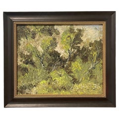 Impressionistic Wooded Landscape Painting