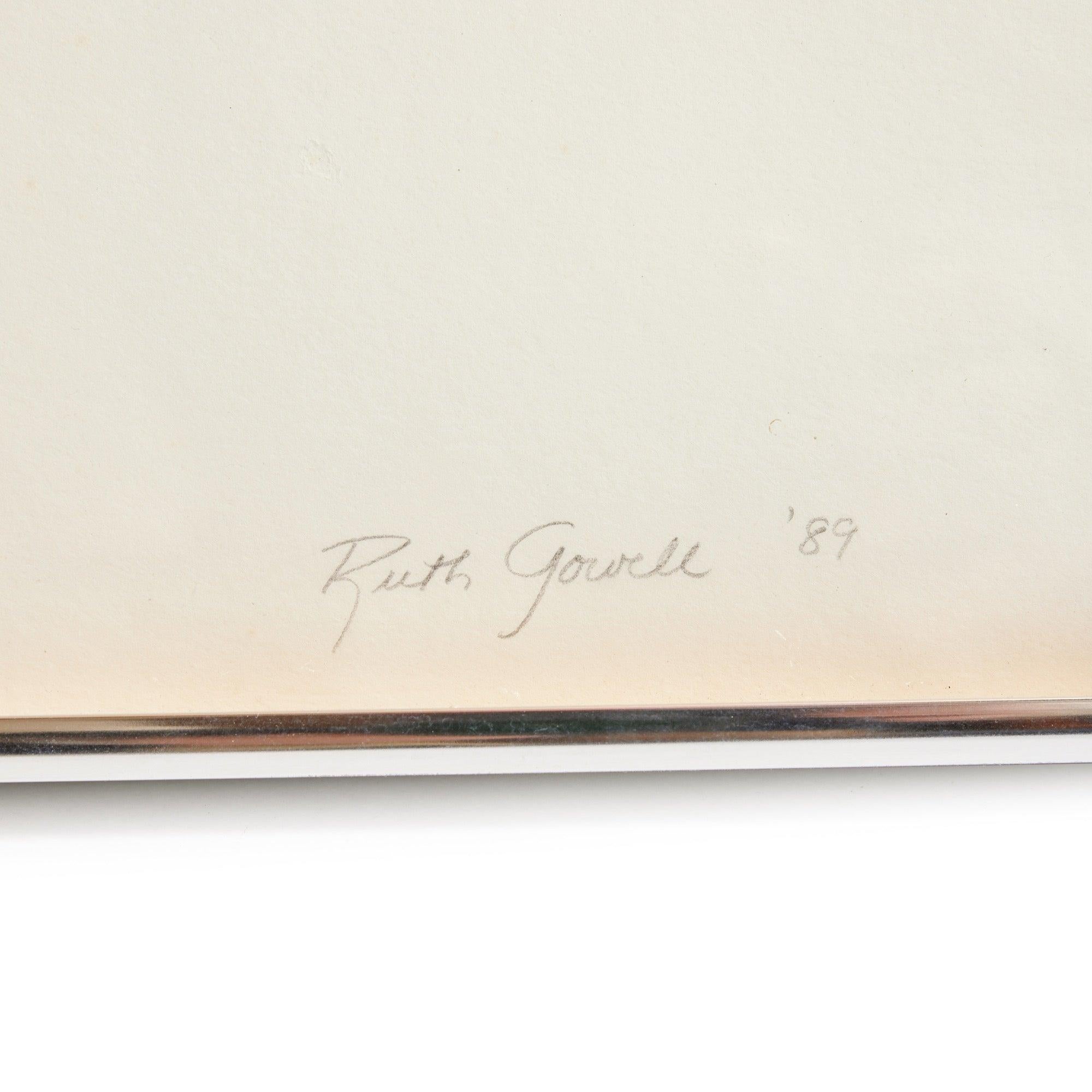 „Impressionen eines Gewebes“ von Ruth Gowell, 1989 im Zustand „Hervorragend“ im Angebot in Sagaponack, NY