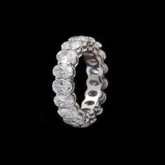 Impressive 16 Carat Oval Diamond Eternity Band