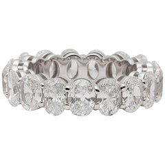 Impressive 16 Carat Oval Diamond Eternity Band